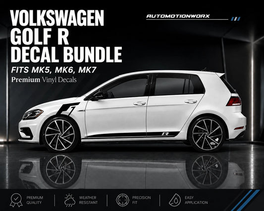 AutoMotionWorx | Volkswagen Golf R Decal Bundle