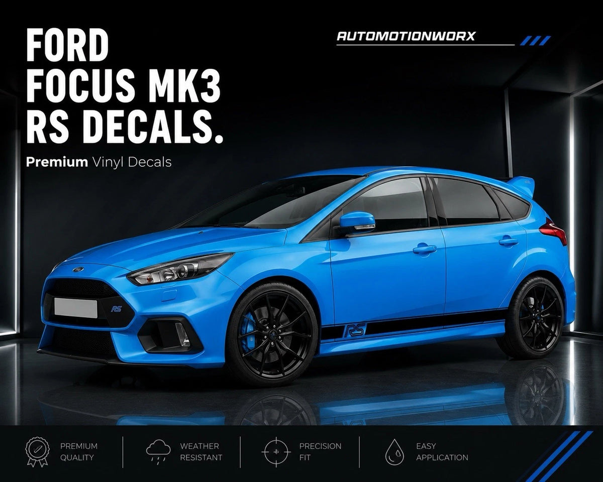 AutoMotionWorx | Ford Focus RS MK3 Side Stripes