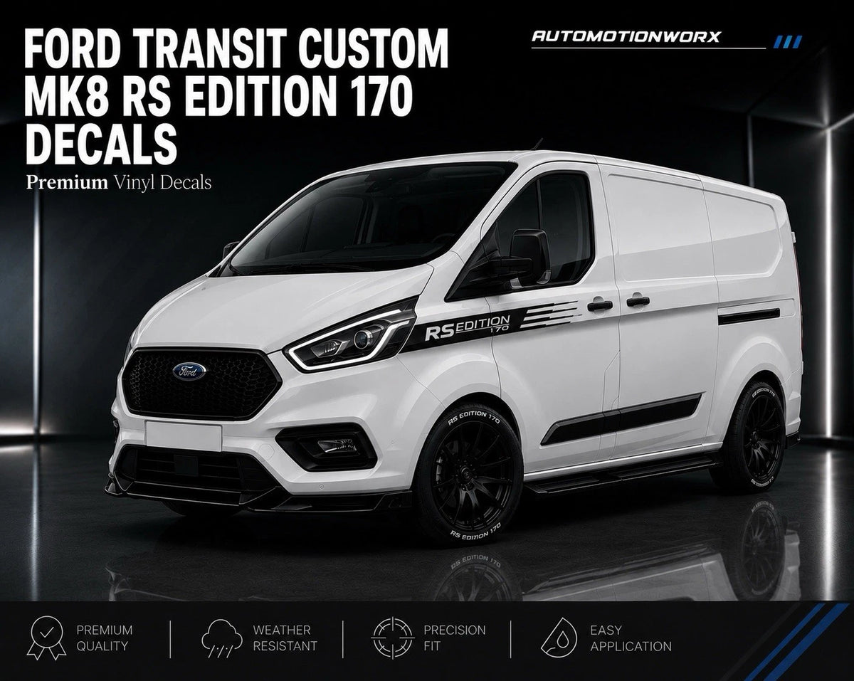 AutoMotionWorx | Ford Transit Custom RS Edition Wing Decals