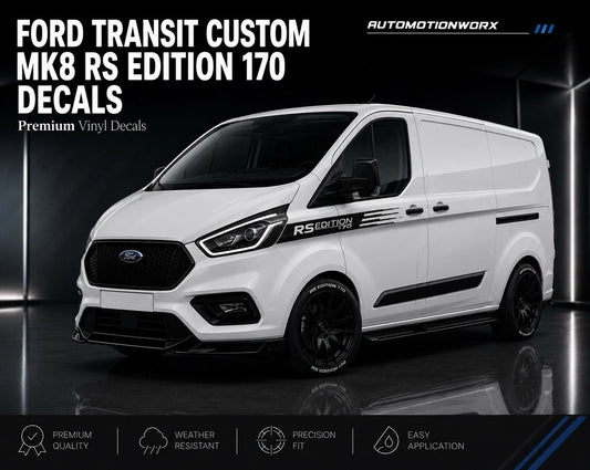 AutoMotionWorx | Ford Transit Custom RS Edition Wing Decals