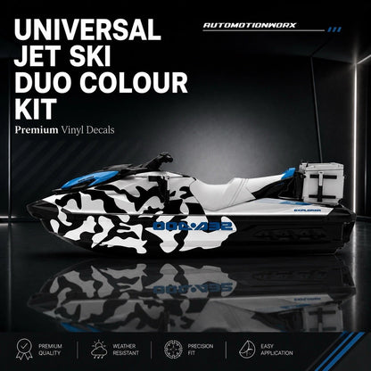 AutoMotionWorx | Universal Duo Colour Camo Jet-Ski Side Decals