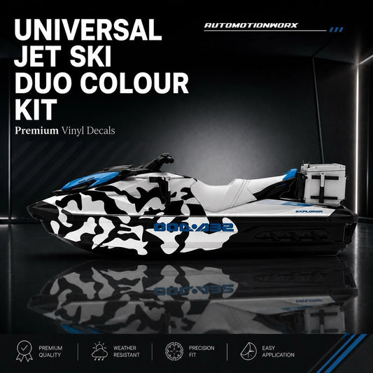AutoMotionWorx | Universal Duo Colour Camo Jet-Ski Side Decals
