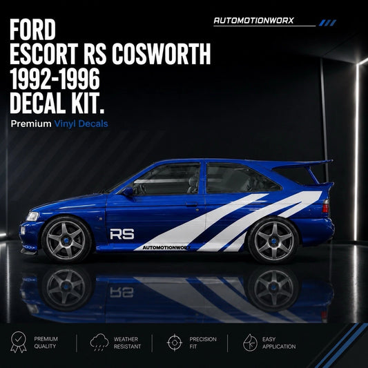 AutoMotionWorx | Ford Escort RS Cosworth 1992-1996 Decal Kit