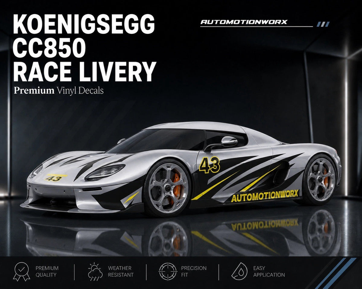 AutoMotionWorx | Koenigsegg cc850 Race Livery