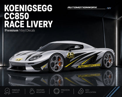 AutoMotionWorx | Koenigsegg cc850 Race Livery