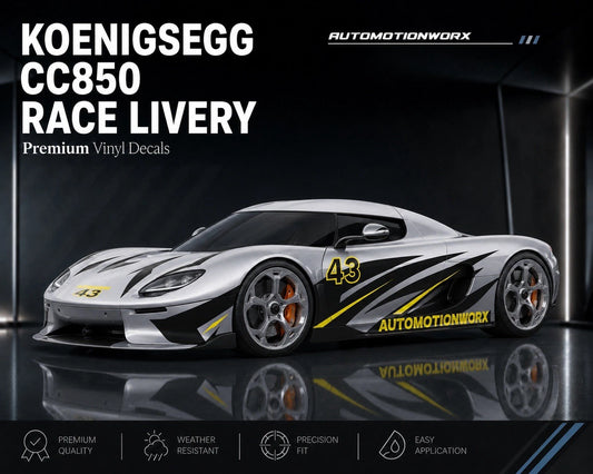 AutoMotionWorx | Koenigsegg cc850 Race Livery