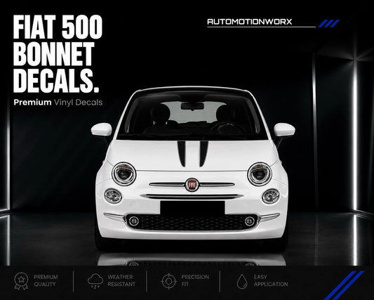 AutoMotionWorx | Fiat 500/Abarth Bonnet Stripes