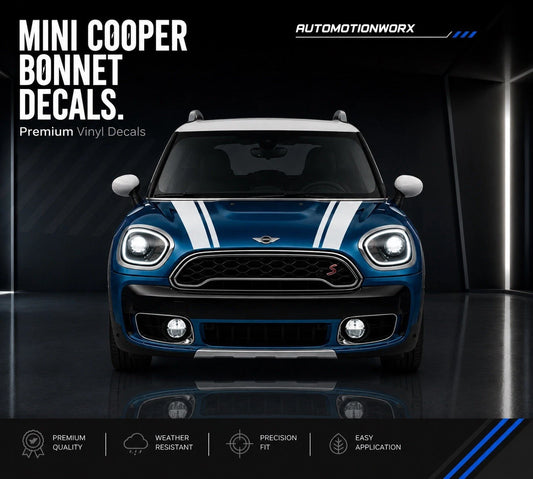 AutoMotionWorx | Mini Cooper Countryman Bonnet Stripes
