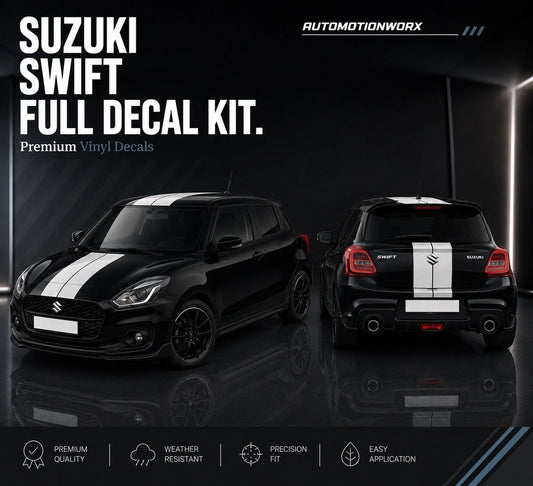AutoMotionWorx | Suzuki Swift Bonnet+Roof+Rear Stripes 2004-2017