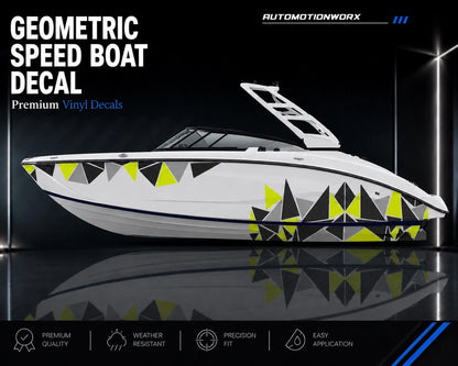 AutoMotionWorx | Geometric Speed Boat Decal