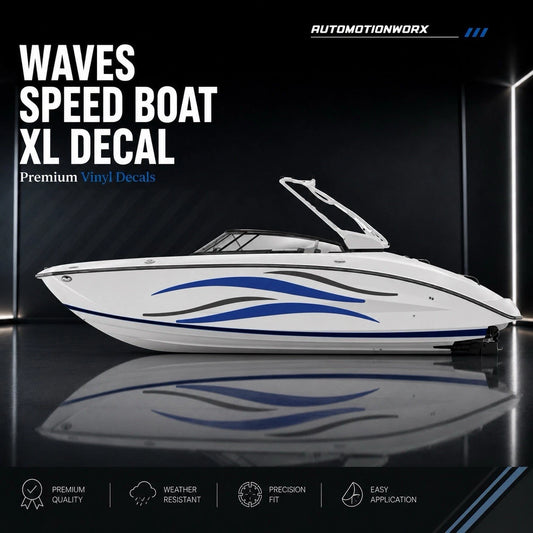 AutoMotionWorx | Waves Speed Boat / Boat Side Decal