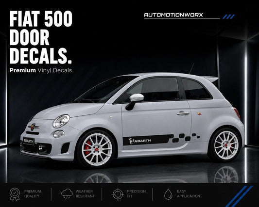 AutoMotionWorx | Fiat 500/Abarth Short Side Stripes