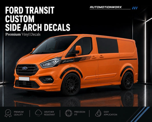 AutoMotionWorx | Ford Transit ''Custom Logo'' Side Wing Decals