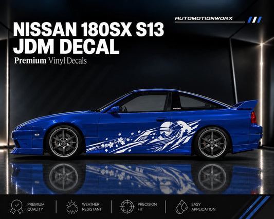 AutoMotionWorx | Nissan 180sx S13 JDM Decal Kit
