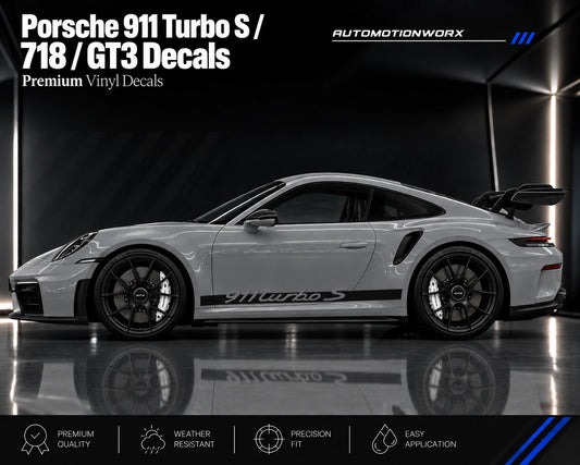 AutoMotionWorx | Porsche 911 Turbo S Side Stripes