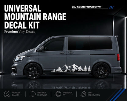 AutoMotionWorx | Universal Motorhome Mountain Range Decals