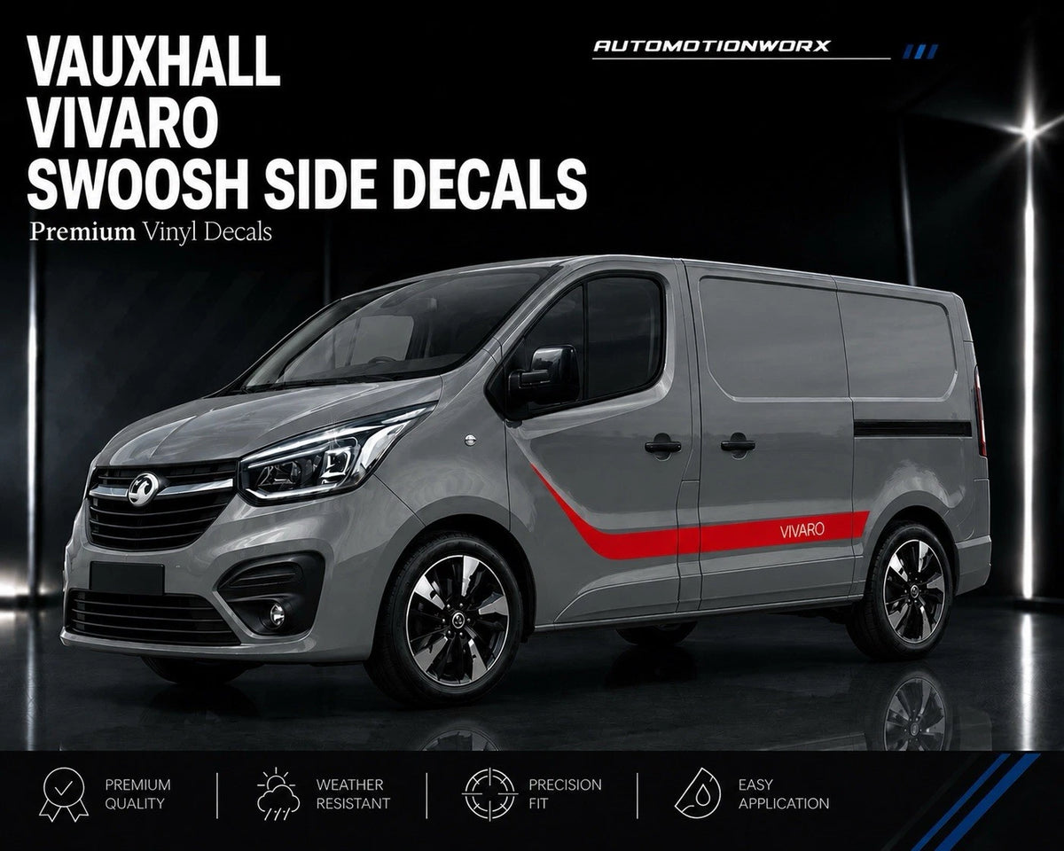 AutoMotionWorx | Vauxhall Vivaro Side Door Swoosh Decals