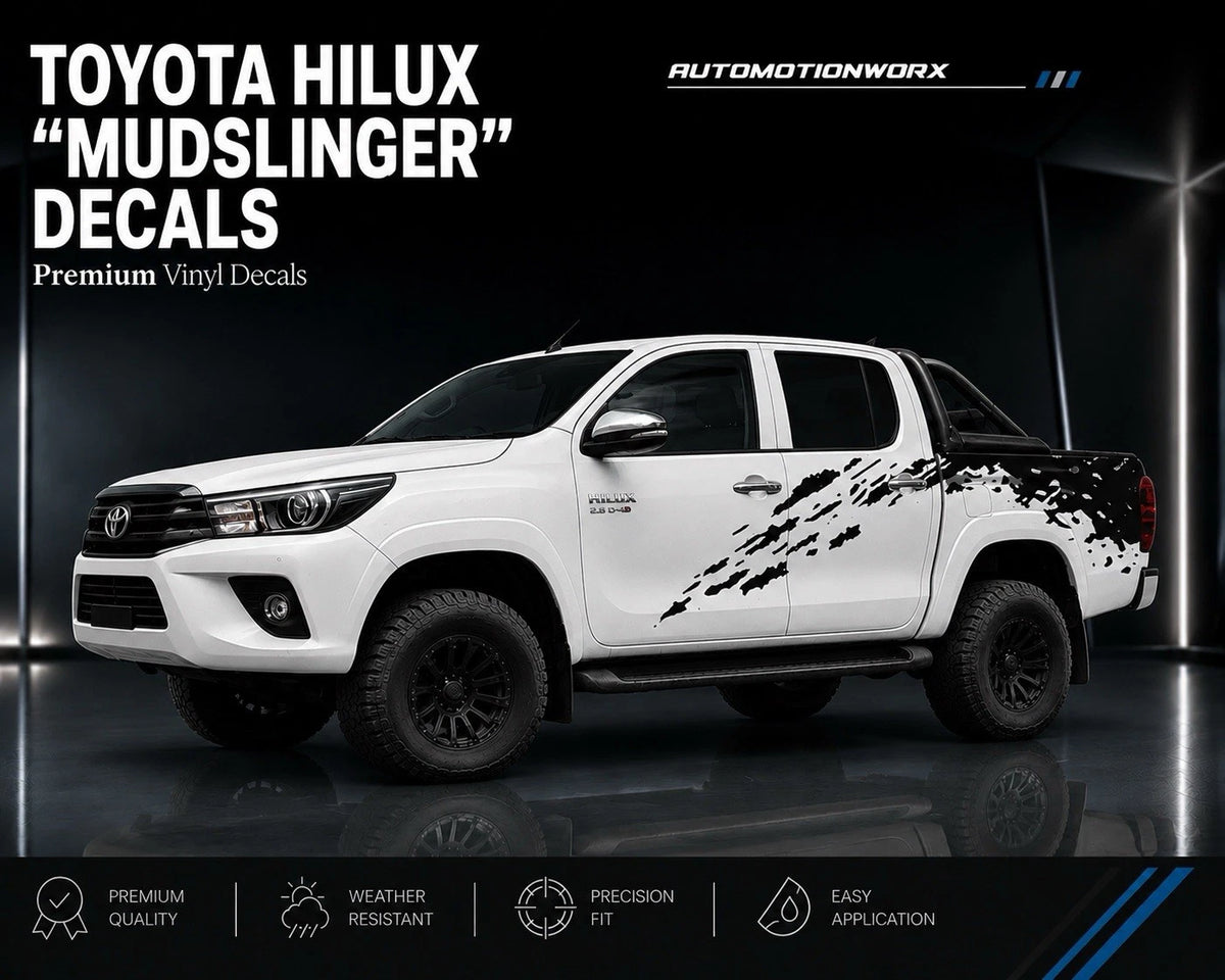 AutoMotionWorx | Toyota Hilux Mud Side Decals