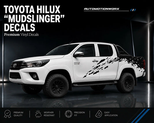 AutoMotionWorx | Toyota Hilux Mud Side Decals