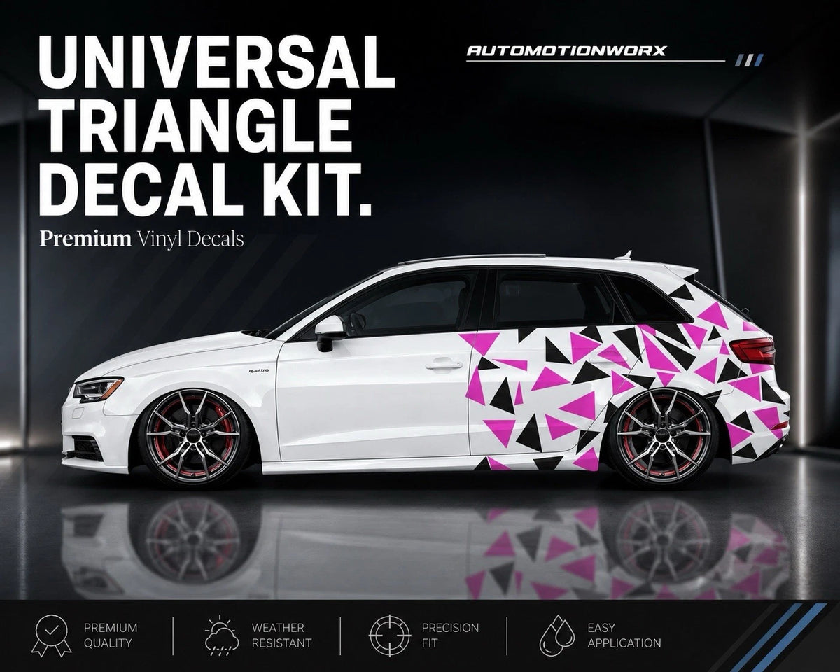 AutoMotionWorx | Universal Triangle Decal Kit