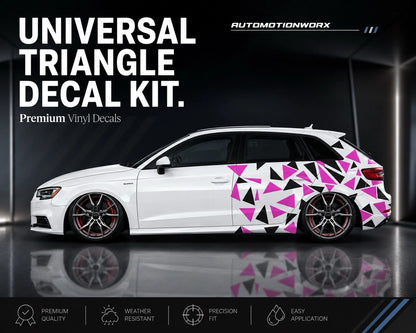 AutoMotionWorx | Universal Triangle Decal Kit