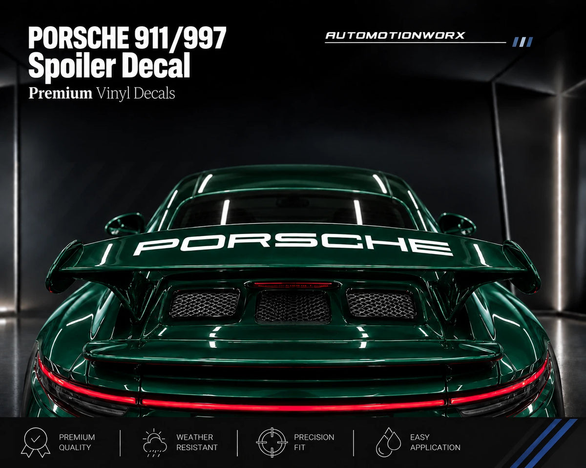 AutoMotionWorx | Porsche Spoiler Decal