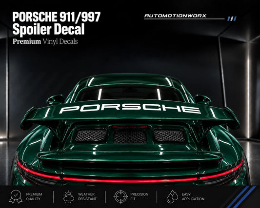 AutoMotionWorx | Porsche Spoiler Decal