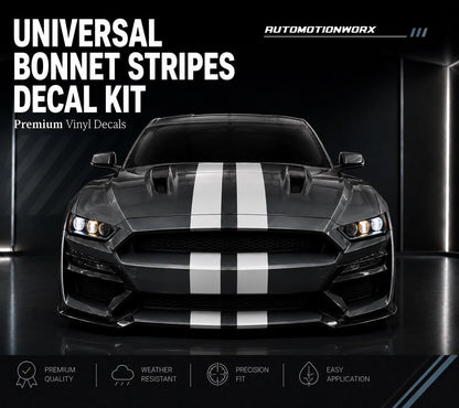 AutoMotionWorx | Universal Racing Bonnet Stripes