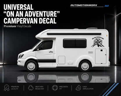 AutoMotionWorx | Universal Campervan/Motorhome "On An Adventure" Decals