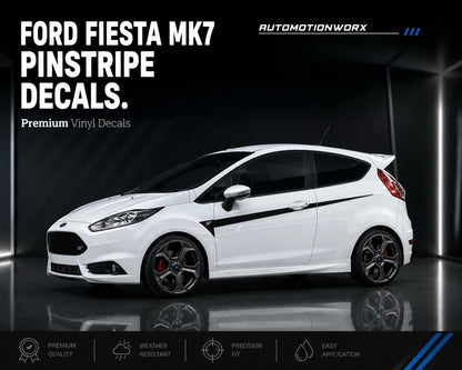 AutoMotionWorx | Ford Fiesta Side Door Pin Stripes