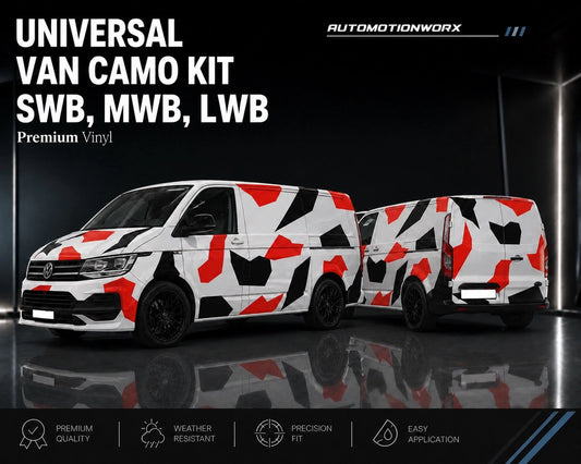 AutoMotionWorx | Universal Camo Kit For SWB,MWB,LWB Vans