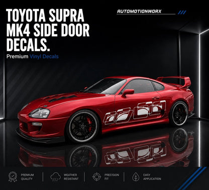 AutoMotionWorx | Toyota Supra MK4 Side Door Decals