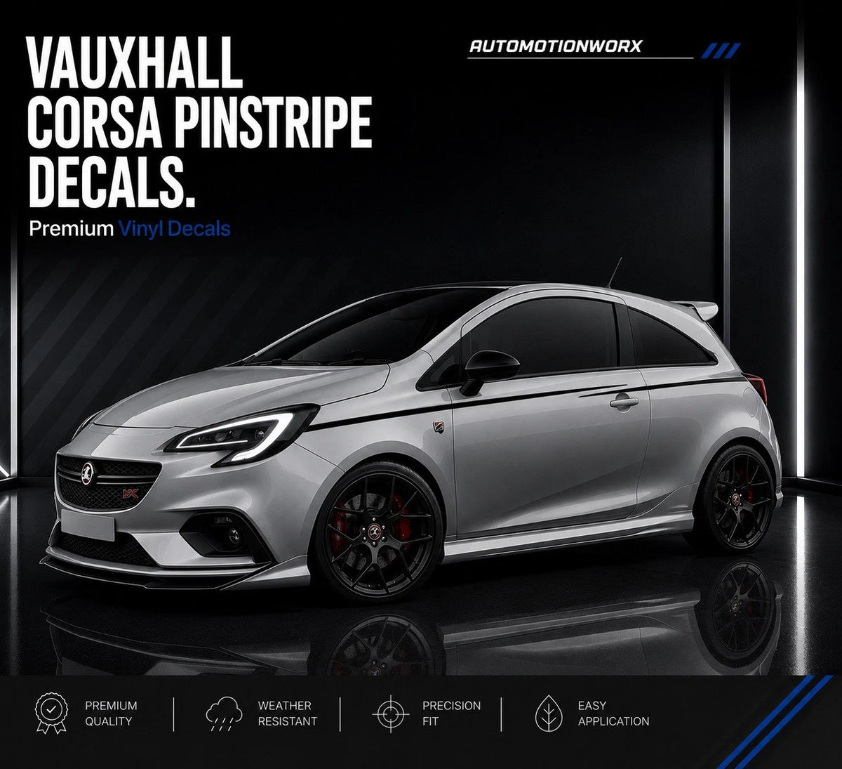 AutoMotionWorx | Vauxhall Corsa VXR Pinstripe Decals