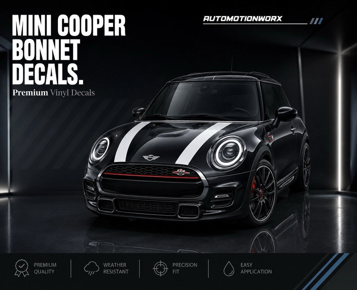 AutoMotionWorx | Mini Cooper Bonnet Stripes ''MB0''
