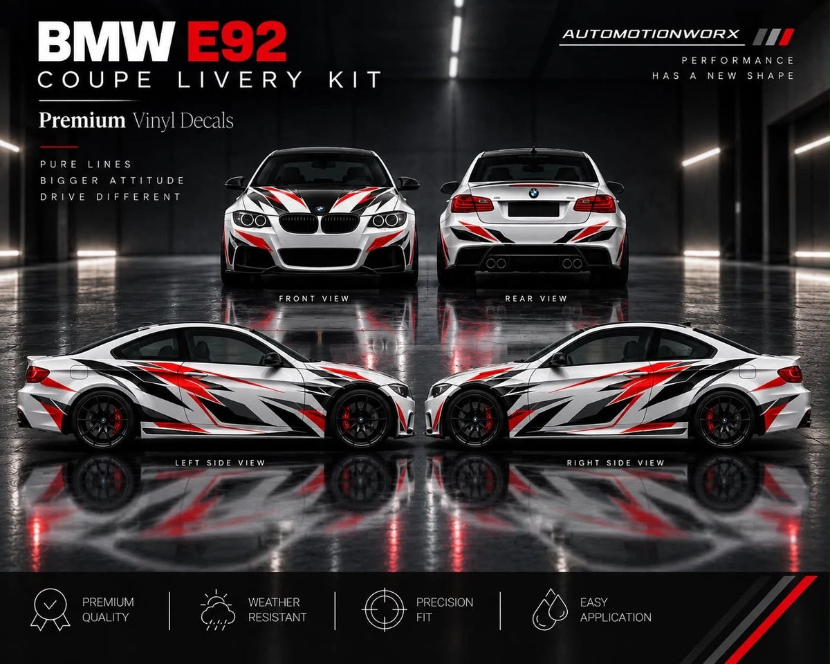 AutoMotionWorx | BMW E92 Coupe Livery Kit