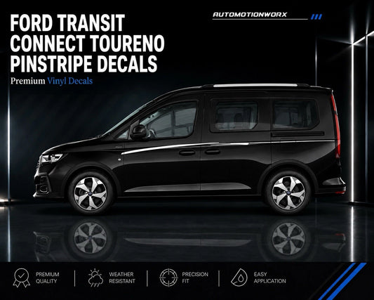 AutoMotionWorx | Ford Transit Connect Toureno 2021 Pinstripe Decals
