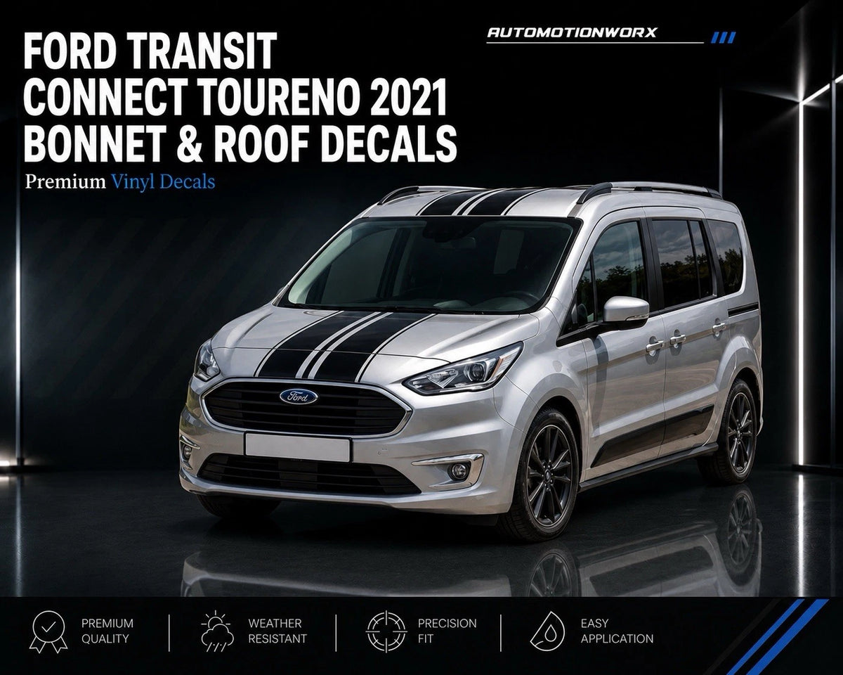AutoMotionWorx | Ford Transit Connect Toureno 2021 Bonnet & Roof Decals