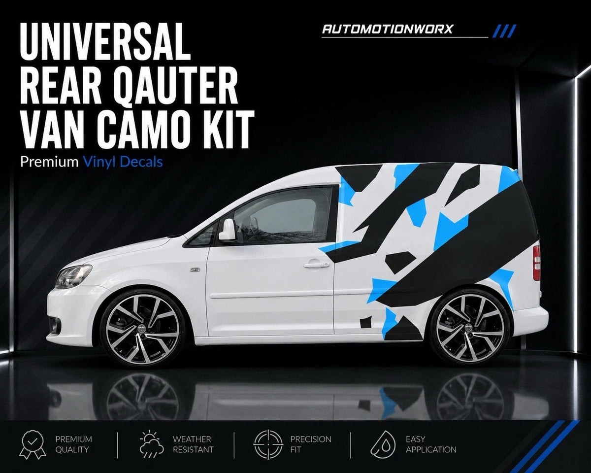 AutoMotionWorx | Universal Rear Side Camo Kit For SWB Vans