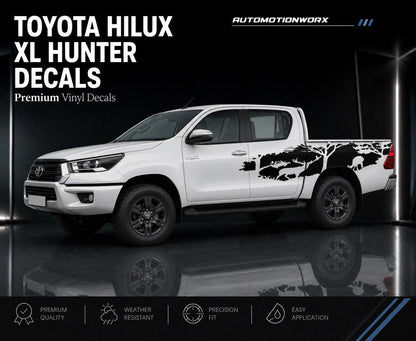 AutoMotionWorx | Toyota Hilux Hunter XL Side Decals
