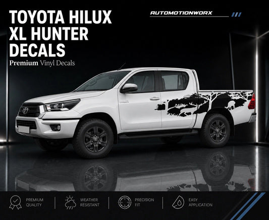 AutoMotionWorx | Toyota Hilux Hunter XL Side Decals