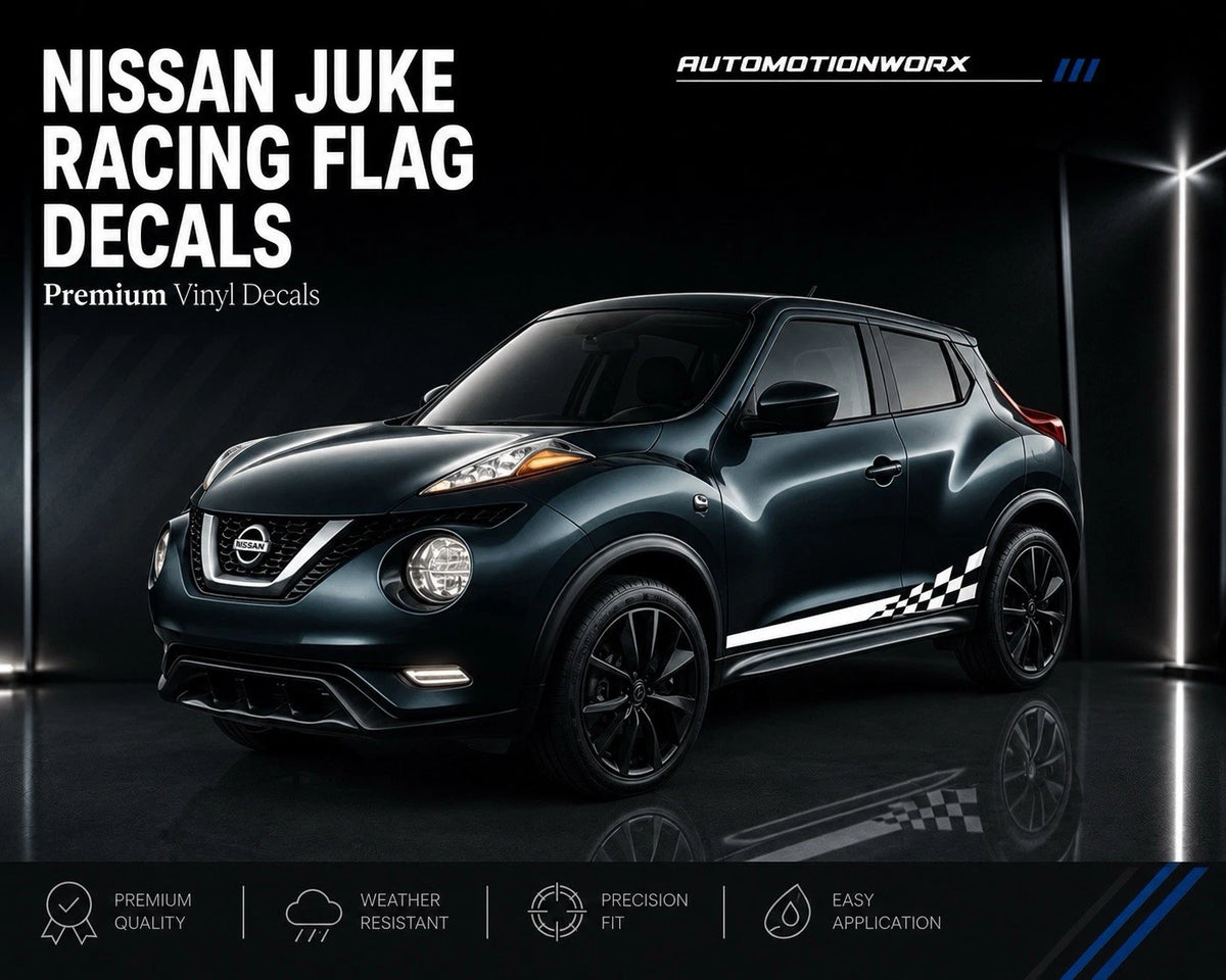 AutoMotionWorx | Nissan Juke Checkered Side Stripes