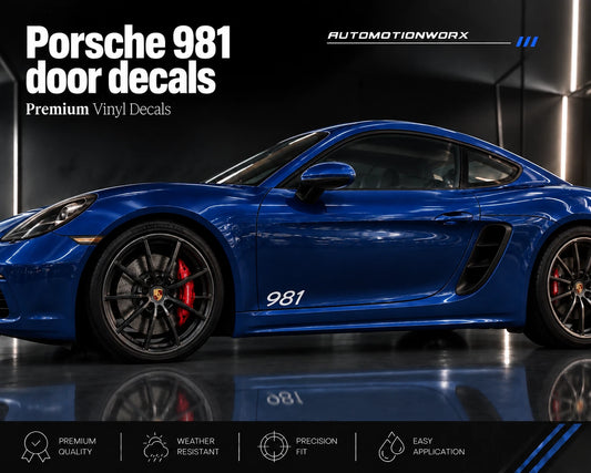 AutoMotionWorx | Porsche 981 Decals