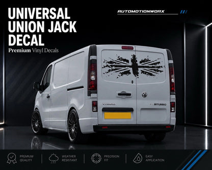 AutoMotionWorx | Universal Union Jack Rear Door Decal