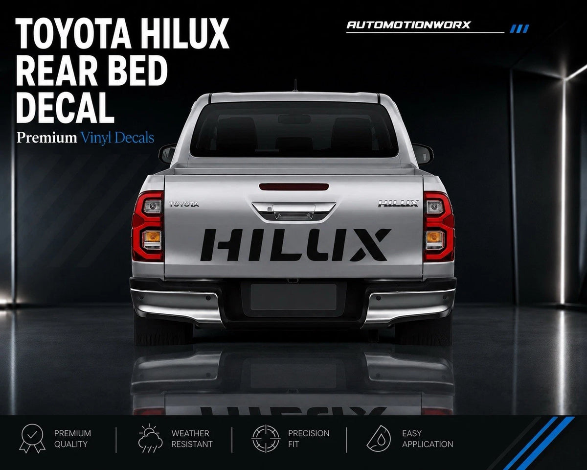 AutoMotionWorx | Toyota Hilux Rear Bed Decal