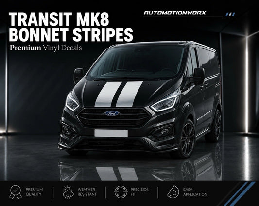 AutoMotionWorx | Transit Bonnet Stripes