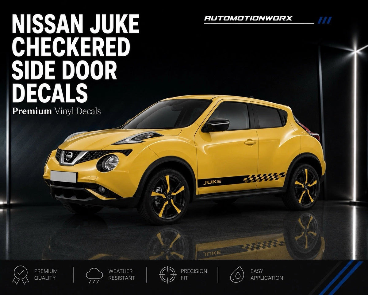AutoMotionWorx | Nissan Juke Checkered Side Stripes