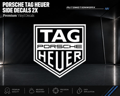AutoMotionWorx | Porsche Tag Heuer Style Decals