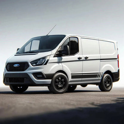AutoMotionWorx | Ford Transit Custom Thick Stuttered Side Stripes