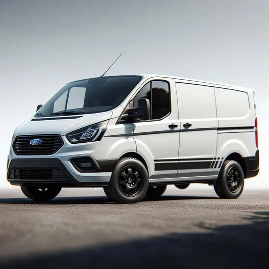 AutoMotionWorx | Ford Transit Custom Thick Stuttered Side Stripes
